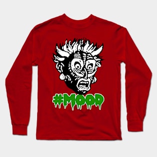 Hashtag Voodoo Monster Mood! Graphic Design Tee Long Sleeve T-Shirt